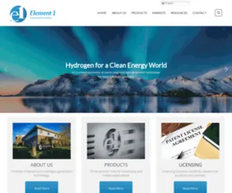 E1NA.com(Learn How e1 Hydrogen Generation Technology) Screenshot