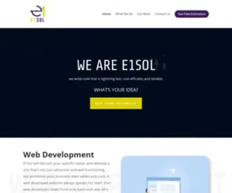 E1Sol.com(Where technology meets lifestyle) Screenshot