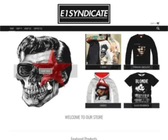E1SYndicate.com(Online store) Screenshot