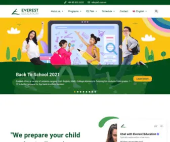 E2.com.vn(Everest Education) Screenshot