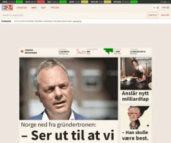 E24.com(Først med økonominyhetene) Screenshot