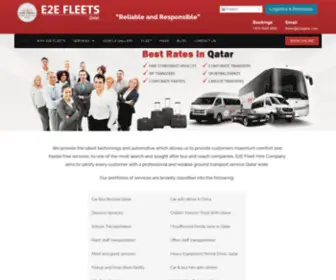 E2Efleets.com(E2E Fleets Qatar) Screenshot