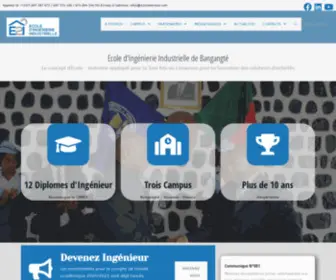 E2Icameroun.com(Ecole d'Ingénierie Industrielle de Bangangté) Screenshot