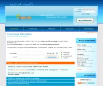 E2Make.de(Homepage Baukasten) Screenshot
