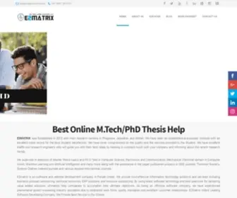 E2Matrix.com(Best M.Tech PhD Thesis Help) Screenshot