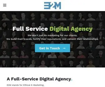 E2Msolutions.com(#1 Trusted White Label Partner for Digital Agencies) Screenshot