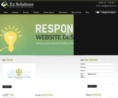E2Solutions.in(Your Page Title) Screenshot