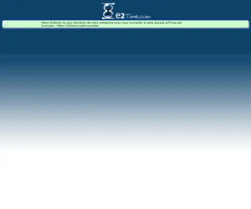 E2Time.net(E2Time) Screenshot