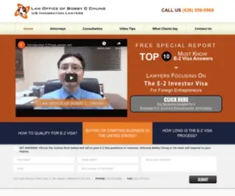 E2Visalawyer.net(Bobby Chung) Screenshot