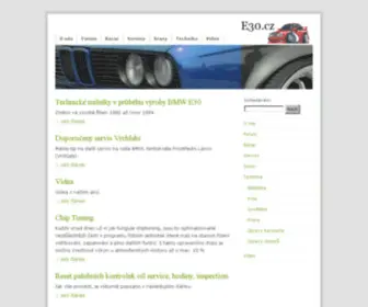 E30.cz(E30) Screenshot