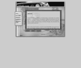 E30Info.com(BMW) Screenshot