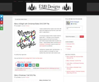 E320Designs.com(Crafty Cuts for Cricuts and Cameos) Screenshot