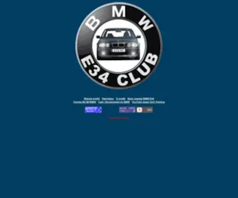E34.su(BMW e34 Club) Screenshot