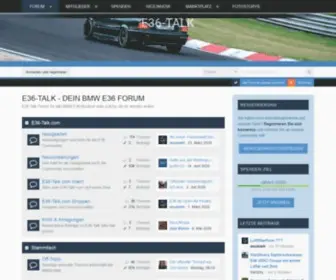 E36-Talk.com(Dein BMW E36 Forum) Screenshot