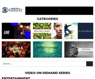 E360TV.com(Streaming TV and Music Online) Screenshot