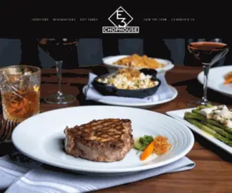 E3Chophouse.com(From Our Ranch to Our Restaurant) Screenshot