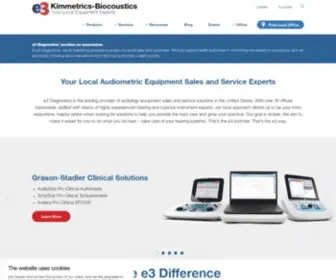 E3Kimmetrics-Biocoustics.com(E3 Diagnostics) Screenshot