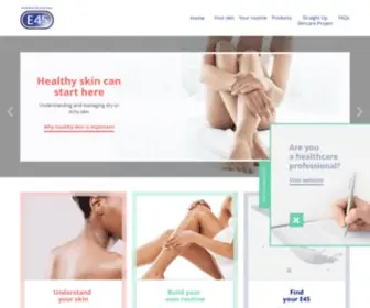 E45.co.uk(Look after dry or itchy skin with E45) Screenshot