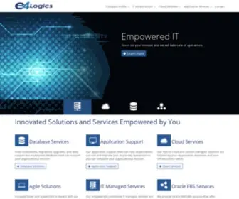 E4Logics.com(E4Logics, Inc) Screenshot