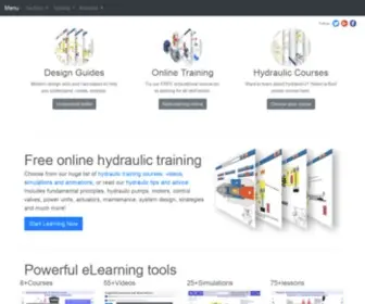 E4Training.com(Learn how hydraulics works) Screenshot