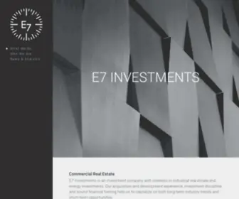 E7INV.com(E7 Investments) Screenshot