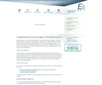 EA-Atty.com(Chicago, Illinois Real Estate and Banking Litigation Lawyers) Screenshot