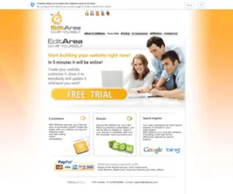 EA26.com(Create website) Screenshot