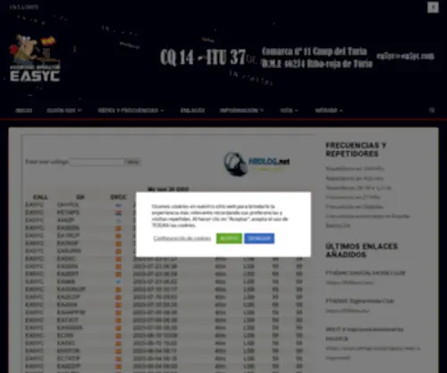 EA5YC.com(Logbook) Screenshot