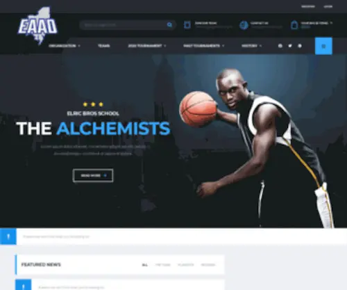 Eaad.us(Eastern Athletic Association of the Deaf) Screenshot