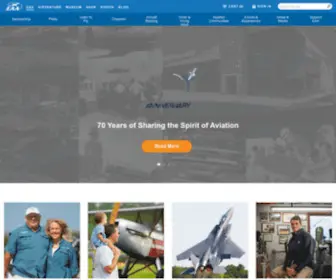 Eaa.org(Experimental Aircraft Association) Screenshot