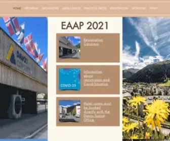 Eaap2021.org(HOME) Screenshot