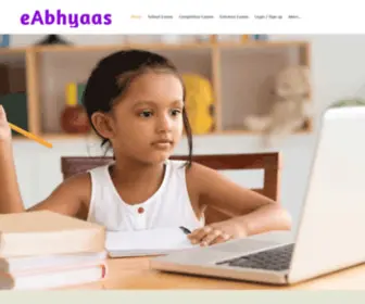 Eabhyaas.in(Online test web portal) Screenshot