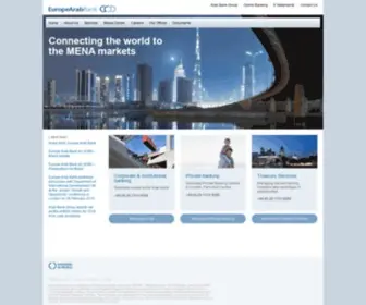 Eabplc.com(Europe Arab Bank) Screenshot