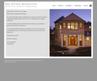 Eacarchitecture.com(Eric A Chase Architecture) Screenshot