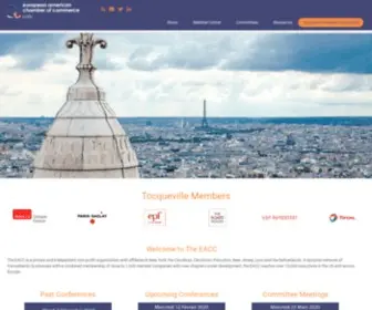 EaccFrance.com(European American Chamber of Commerce) Screenshot