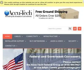 Eaccu-Tech.com(Datacommunications and Networking Products) Screenshot