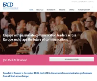 EaCD-Online.eu(The European Association of Communication Directors) Screenshot