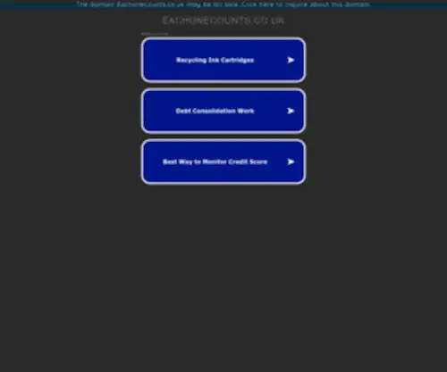 Eachonecounts.co.uk(Recycling printer cartridges & mobile phones for charity) Screenshot