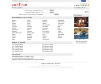 Eachtown.com(USA City Guide) Screenshot