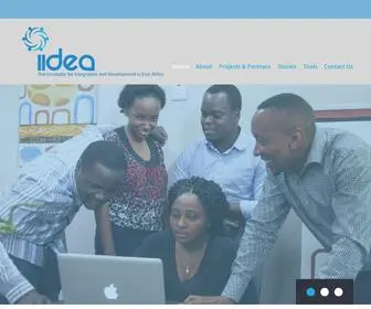 Eaciidea.net(The Incubator for Integration and Development in East Africa) Screenshot