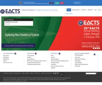 Eacts.org(Association) Screenshot