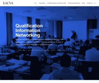 EacVa.com(European Association of Certified Valuators and Analysts) Screenshot