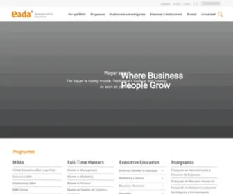 Eada.edu(MBA en Barcelona) Screenshot
