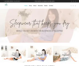 Eaden.com.au(Eaden Sleepwear) Screenshot