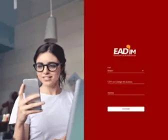 Eadim.com.br(Plataforma completa de EAD via aplicativo (Android e Iphone)) Screenshot