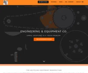 Eaeco.com(Tire Recycling Equipment Manufacturer) Screenshot