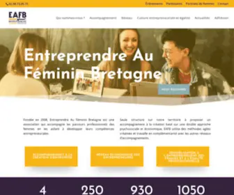 Eafb.fr(Entreprendre Au Feminin Bretagne) Screenshot