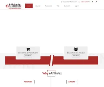 Eaffiliatez.com(Affiliate Network Set) Screenshot