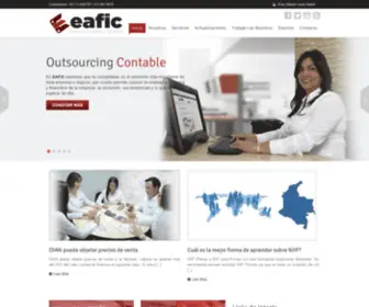 Eafic.com(Asesoría Contable y Tributaria) Screenshot