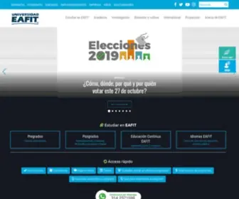 Eafit.edu.co(Inspira Crea Transforma) Screenshot
